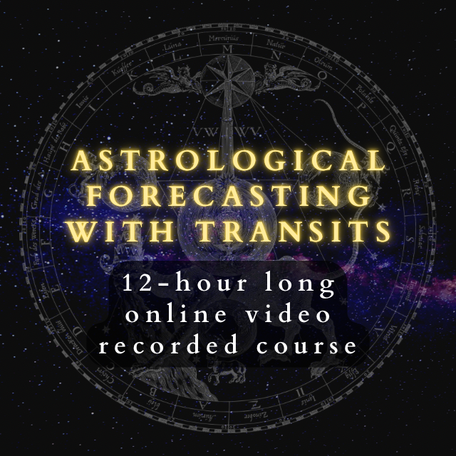 Astrological Forecasting with Transits Online Course (12-Hour Long Video Recorded)
